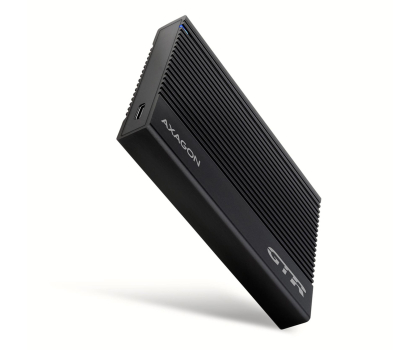 Obudowa do dysku Axagon EE25-GTR, USB-C 10Gbps - SATA 6G 2.5" RIBBED box, czarny